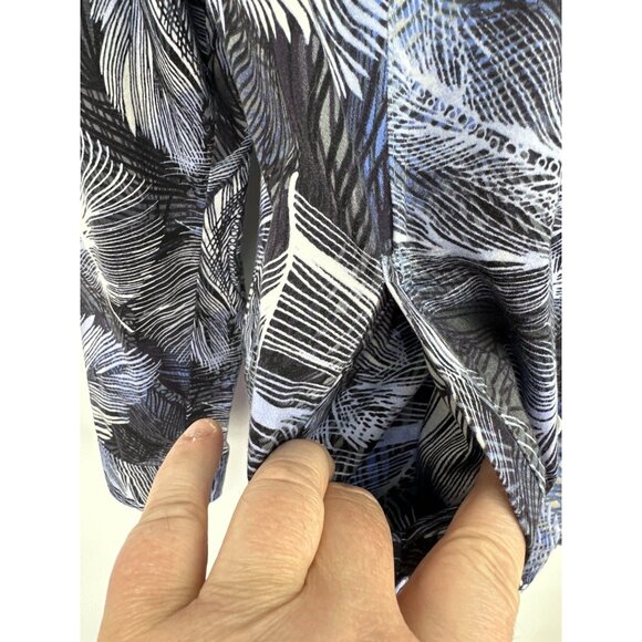 Chico's Long Sleeve Mandarin Collar Button Front Jacket Women's Size 3 US XL - Picture 3 of 11